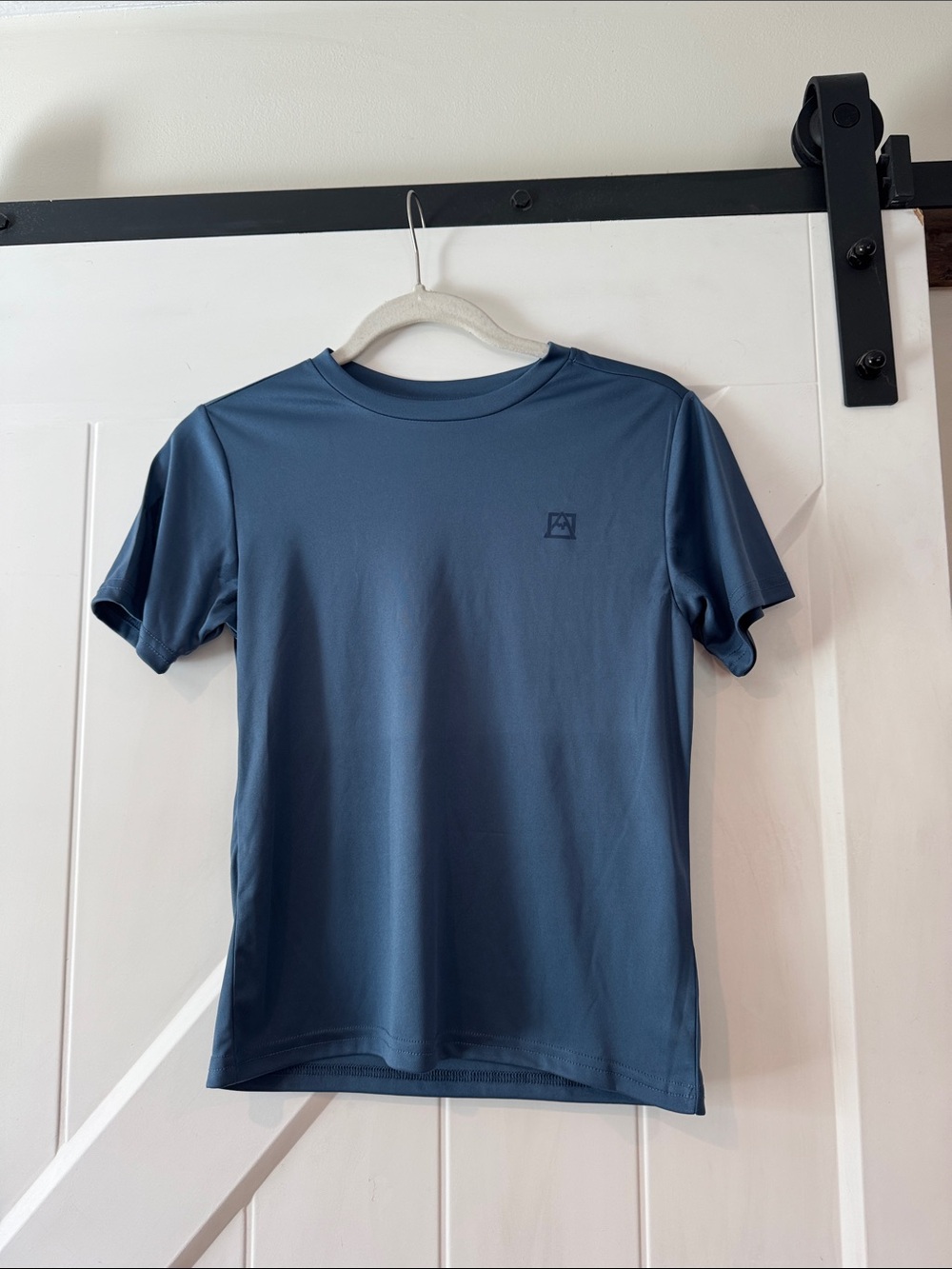 Kids Crew Neck Performance T-Shirt - Slate Blue